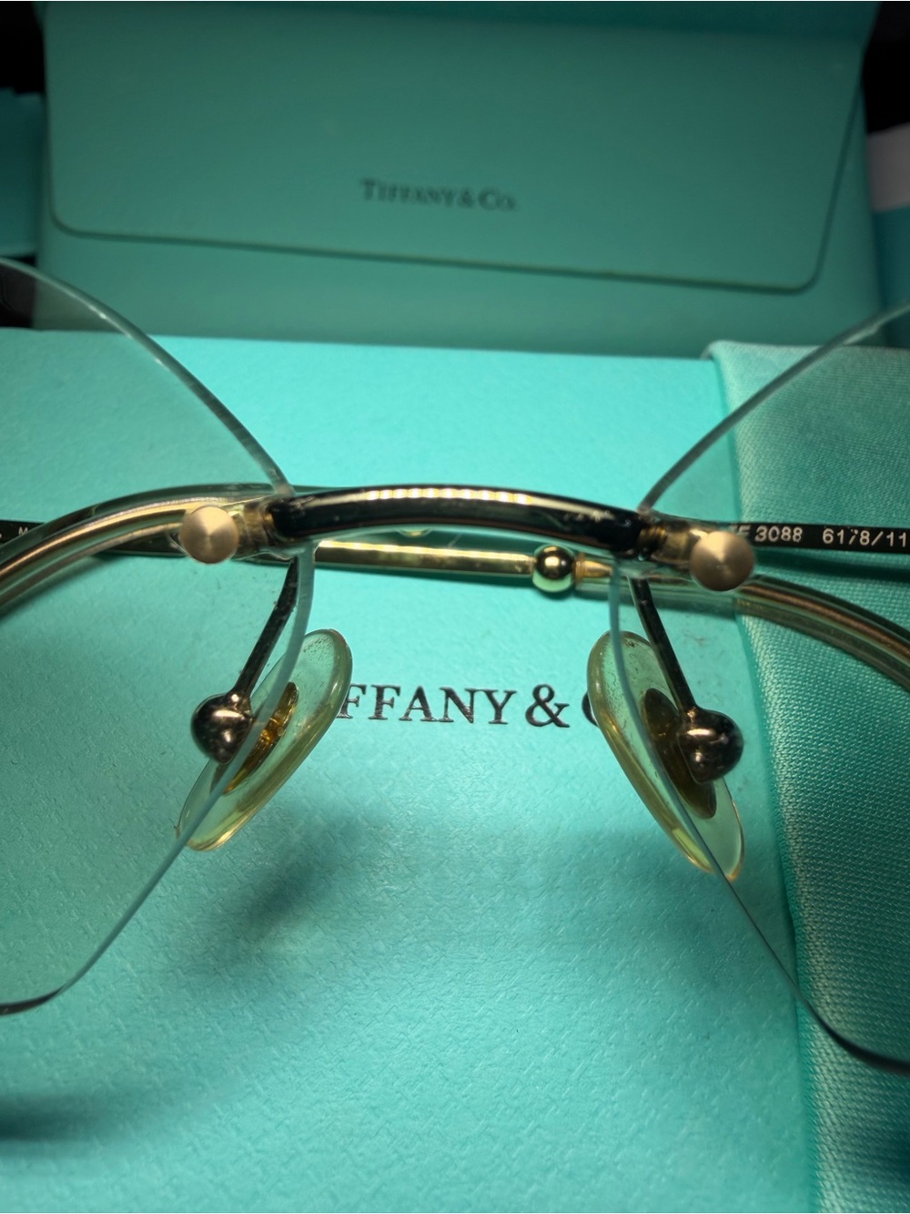 Tiffany & Co Sunglasses Women TF 3088 6178/11 59-14 140 1N Box Case Papers - Picture 8 of 16